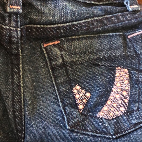 Dry Age Jeans baby james jeans pink crystal bandit Size 4 bling - Picture 12 of 12